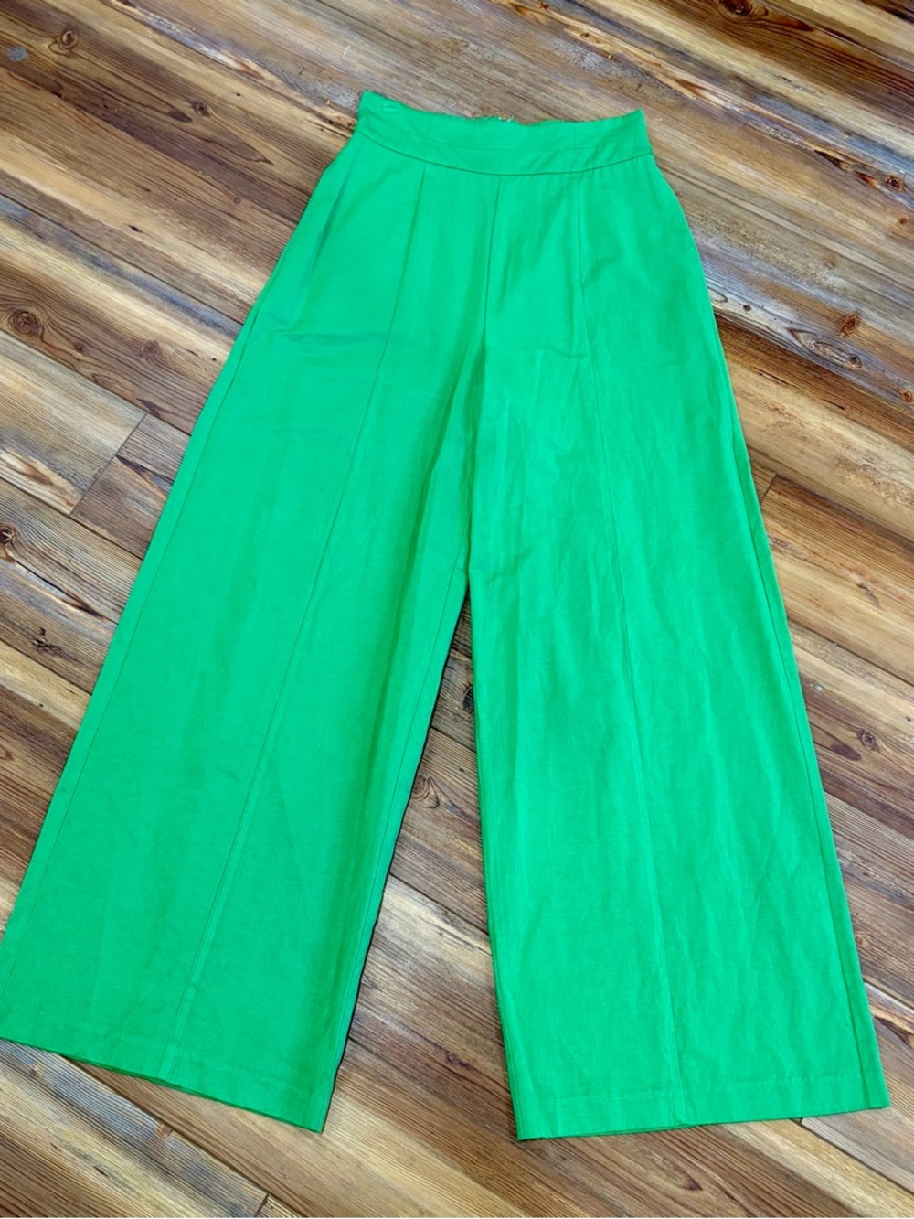 BCBG MaxAzria Wide Leg High-Waisted Trousers Pants - Picture 5 of 7